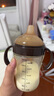 世喜嬰兒鴨嘴杯學(xué)飲杯6個(gè)月以上寶寶喝水奶瓶PPSU幼兒園吸管水杯 曬單實(shí)拍圖