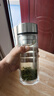 富光玻璃杯雙層帶茶隔大容量水杯 高檔商務(wù)泡茶杯 高硼硅杯子500ml 曬單實拍圖