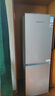 上菱183升雙開(kāi)門(mén)冰箱小型出租房2-3人用 出租屋家用兩門(mén)二門(mén)小戶(hù)型雙門(mén)電冰箱以舊換新BCD-183D 曬單實(shí)拍圖