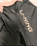 李寧（LI-NING）泳衣女士連體裙式游泳衣保守大碼遮肚溫泉泳裝 0781 黑紅 XXXL  曬單實(shí)拍圖