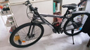 EG7山地自行車(chē)成人學(xué)生變速越野單車(chē)雙減震賽車(chē)26寸青少年男女 輻條【加厚防滑輪-更安全】黑白 26寸21速【適合：160-180CM】 曬單實(shí)拍圖
