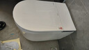 hansrapo德國漢斯壁掛式智能馬桶虹吸式水電隱藏免入墻懸空極簡家用坐便器 自動翻蓋+過濾+大小沖+泡沫盾+男士小便盾 曬單實拍圖