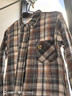 皮爾卡丹（pierre cardin）純棉格子襯衫女春秋季新款2025時(shí)尚襯衣初春洋氣長(cháng)袖薄款襯衫上衣 藍色 M 建議95-105斤 曬單實(shí)拍圖