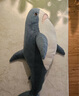 宜家（IKEA）BLAHAJ布羅艾鯊魚抱枕公仔玩偶生日毛絨玩具網(wǎng)紅睡覺(jué)可愛(ài) 幼鯊55 cm 曬單實(shí)拍圖