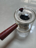 憶壺茶泡茶壺玻璃煮茶壺器茶水分離側把壺電陶爐專(zhuān)用燒水壺一人用分茶具 曬單實(shí)拍圖