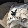花花公子（PLAYBOY）華夫格夏季大碼休閑短袖潮流套裝男生透氣百搭帥氣寬松運動(dòng)兩件套 T01米白色 L （建議110-135斤） 曬單實(shí)拍圖