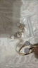 鉑吶苓幸運花飾品套裝歐美時(shí)尚五葉草項鏈手鐲手鏈耳釘戒指首飾生日禮物 幸運草飾品套裝白色 【耳釘+戒指+手環(huán)+項鏈】 曬單實(shí)拍圖