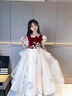 DOMIAMIAKIDS女童晚禮服輕奢高端生日公主裙秋冬兒童主持人鋼琴演奏演出服 黑色 【贈裙撐】 均碼 160cm 曬單實(shí)拍圖