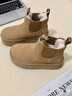 UGG秋季女士休閑舒適純色厚底雪地靴煙囪時(shí)尚切爾西短靴 1134526 CHE | 栗色 38 38碼及以下建議拍大一碼 曬單實(shí)拍圖