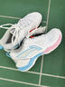 李寧（LI-NING）羽毛球鞋刀鋒max系列高端男女款減震防滑耐磨透氣專(zhuān)業(yè)比賽運動(dòng)鞋 新品白銀  刀鋒2pro 送鞋袋+毛巾襪 42 曬單實(shí)拍圖