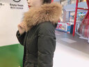 皮爾卡丹長(cháng)款羽絨服女士2025年冬季新款修身中長(cháng)款過(guò)膝加厚白鴨絨外套 黑色+本色真貉子毛領(lǐng)羽絨服 M85-105 曬單實(shí)拍圖
