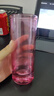 特百惠（Tupperware）瑩彩430ML塑料杯男女士學(xué)生夏季運動(dòng)水杯子戶(hù)外便攜大容量 糖果粉 曬單實(shí)拍圖