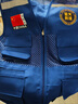 詩(shī)凡森（SHIFANSEN）藍天救援隊馬甲 新標公益志愿者應急管理反光透氣馬甲logo印字 藍天救援漁網(wǎng)反光多口袋【寶藍】 L 曬單實(shí)拍圖