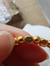 中國黃金（CHINA GOLD）小方糖黃金手鏈女士足金手串轉(zhuǎn)運(yùn)珠首飾生日禮物送女友老婆 【今/次日達(dá)】小方糖手串約2.2g【玫瑰禮盒】 曬單實(shí)拍圖