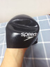 速比濤（Speedo）Cyclone3高清防霧精工鍍膜泳鏡游泳裝備 黑色/銀色 曬單實(shí)拍圖