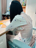 背背佳矯姿帶兒童學(xué)生女生透氣款挺拔開肩背帶端正姿勢帶U9蜜桃粉-M 曬單實拍圖