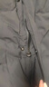 鴨鴨（YAYA）王一博同款冰殼羽絨服女長(cháng)款過(guò)膝冬季新款時(shí)尚情侶男女泡芙外套HY 青光黑色 S (165) 曬單實(shí)拍圖