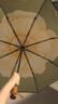 蕉下（beneunder）防紫外線(xiàn)遮陽(yáng)傘三折雙層黑膠晴雨傘防曬傘BM664月霧 曬單實(shí)拍圖