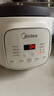 美的（Midea）電燉鍋 電燉盅電砂鍋 2.5h快燉陶瓷煲湯鍋燉湯鍋紫砂鍋3L燕窩燉盅煮粥嬰兒輔食鍋電煮鍋MD-DGE3056 曬單實(shí)拍圖