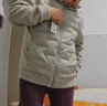 雪中飛女士輕薄羽絨服秋冬設計感拼接外套無(wú)縫壓膠情侶款百搭立領(lǐng)羽絨衣 曬單實(shí)拍圖
