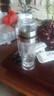 第吉爾水杯玻璃茶杯茶水分離男士家用雙層泡茶杯商務(wù)辦公送長輩老 鋼本色450ml【帶茶隔+雙層防燙】 帶提繩 曬單實拍圖