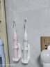 舒客情侶電動牙刷智能換區(qū)清潔成人/新婚禮物男士/女友聲波5檔T2粉+T2白 七夕情人節(jié)禮物 曬單實拍圖