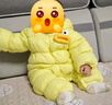 巴拉巴拉嬰兒羽絨服冬裝連體衣男童衣服女童2024冬季抱衣爬服208424120203 曬單實(shí)拍圖