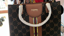 COOGI包包女包輕奢品牌手提托特包女士斜挎包情人節生日禮物送女友老婆 咖啡色 京倉直發(fā) 曬單實(shí)拍圖
