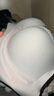 芝歌貓無(wú)痕聚攏內(nèi)衣女無(wú)鋼圈防下垂胸罩收副乳孕婦文胸懷孕期美背蕾絲夏 紫色【單件盒裝-掌托固定杯】 M -建議34/75AB通用 曬單實(shí)拍圖