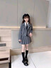 迪士尼（Disney）童裝女童套裝秋裝jk2025新款學(xué)院風(fēng)西裝襯衣百褶裙兒童女孩小西服 熱售黑色五件套（外套+裙子+襯衫+領(lǐng)帶+鏈條） 130 身高120-130cm年齡7-8歲 曬單實(shí)拍圖