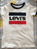 Levi's李維斯夏季男童短袖T恤時(shí)尚百搭童裝經(jīng)典三色標純棉半袖上衣 奶白 160 /76 【建議身高152-158cm】 曬單實(shí)拍圖