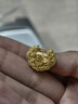 沃爾金 黃金吊墜足金999喜上眉梢鎖包5D硬金花開(kāi)富貴情侶吊墜送周歲禮 喜上眉梢約1.03g【配黑繩子】多退少補 曬單實(shí)拍圖