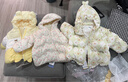 巴拉巴拉童裝嬰兒羽絨服女童寶寶冬季短款外套兒童保暖萌男童 白綠色調(diào)00314-白鴨絨 90 充絨量71g 曬單實(shí)拍圖