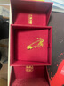 六福珠寶七夕禮物黃金吊墜六字真言福滿傳家足金葫蘆不含鏈 計價 約4.68克 曬單實拍圖