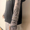 貓人冰袖男防曬袖套夏季防紫外線冰絲戶外釣魚開車騎行寬松袖套男 曬單實(shí)拍圖