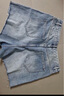森馬（Semir）牛仔褲女寬松潮酷個(gè)性美式熱褲酷颯風(fēng)夏街頭毛邊短褲復古辣妹 牛仔中藍88201 28 曬單實(shí)拍圖