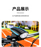 騎兵連（cavalry）自行車USB充電前燈強光手電筒 山地公路車喇叭鈴鐺LED燈騎行裝備 曬單實拍圖