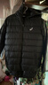 asics亞瑟士童裝25年冬季兒童柔軟舒適三防輕量保暖羽絨服【高充絨量】 黑色 清潔度1000-鴨絨 175 充絨量117.3g 曬單實(shí)拍圖