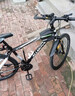 ICOLOUR山地車(chē)自行車(chē)成人公路單車(chē)男變速雙減震越野單車(chē)學(xué)生女青少年 頂配版-輻條輪【黑白色】 26寸21速【身高：160-180cm】 曬單實(shí)拍圖