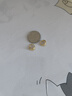 潮宏基足金黃金耳環(huán)耳釘女生日禮物計價 御范 EEG30002496 約2.8g 曬單實拍圖