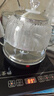 益茶福全自動(dòng)上水電熱水壺底部上水嵌入式茶臺功夫茶燒水壺飲水燒水一體機抽水玻璃煮茶壺保溫泡茶壺 SQ-008玻璃套裝 1L 曬單實(shí)拍圖