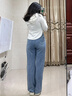 紅蜻蜓女士長袖t恤女連帽上衣女士2025年秋冬季新款設(shè)計(jì)感女裝衛(wèi)衣女 白色 M （建議100斤以內(nèi)） 曬單實(shí)拍圖