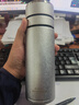 JRINKTEEA日本品牌316不銹鋼速彈車(chē)載保溫杯男士一鍵開(kāi)蓋茶水分離泡茶杯 K72冰裂銀帶隔檔500ml無(wú)縫內膽 曬單實(shí)拍圖