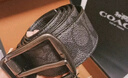 蔻馳（COACH）【品牌直供】男士針扣雙面腰帶皮帶 30MM 灰色拼色CQ016 曬單實(shí)拍圖