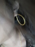 中鑫珠寶黃金水滴耳環(huán)女足金999.9大圈金耳墜時(shí)尚幾何耳圈女 【現貨】4.69g 曬單實(shí)拍圖