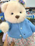 莉娜熊（TeddyTales）故事款小熊玩偶毛絨玩具熊泰迪手作熊娃娃送禮送人生日禮物女生 勿忘我Nezabudka 布丁色中號30cm 禮盒裝 曬單實(shí)拍圖