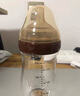 世喜新生兒防脹氣奶瓶0-1個(gè)月玻璃嬰兒仿母乳奶嘴160ml奶嘴孔隨機發(fā) 曬單實(shí)拍圖