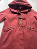 俞兆林（YUZHAOLIN）品牌時(shí)尚媽媽裝秋裝外套新款中年連帽上衣中老年女裝大碼春秋風(fēng)衣 橘紅 春秋款 XL 建議90-105斤 曬單實(shí)拍圖