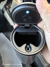 BIMLL B車載煙灰缸車用帶蓋杯座式煙灰缸車內(nèi)可拆卸電池煙缸帶煙夾 曬單實拍圖