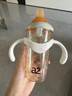 A 2翻蓋ppsu奶瓶6個(gè)月以上一歲以上學(xué)飲重力球吸管學(xué)飲杯寬口徑300ml 300ml珍珠灰鴨嘴*1重力球吸管（10-12月） 曬單實(shí)拍圖